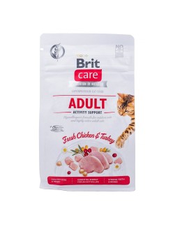 Katzenfutter Brit Care Grain Free Activity Support Adult Erwachsener Huhn Truthahn 400 g