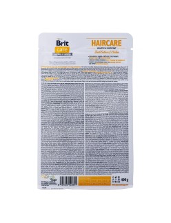 Katzenfutter Brit Care Grain Free Haircare Healthy & Shiny Coat Erwachsener Huhn Lachsfarben 400 g