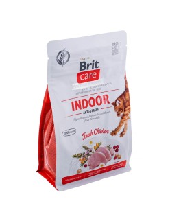 Katzenfutter Brit Care Grain-Free Adult Indoor Anti-Stress Erwachsener Huhn 400 g
