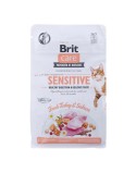 Katzenfutter Brit Care Grain-Free Sensitive Erwachsener Lachsfarben Truthahn 400 g