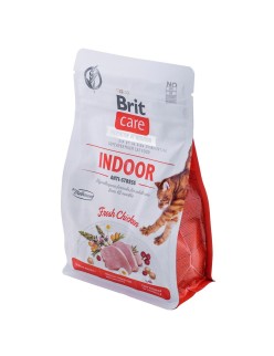 Katzenfutter Brit Care Grain-Free Adult Indoor Anti-Stress Erwachsener Huhn 400 g