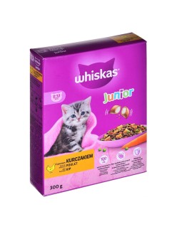 Cibo per gatti Whiskas Junior Pollo 300 g