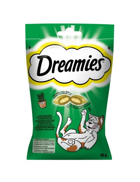 Snack para Gatos Dreamies Catnip 60 g Fresco Carne