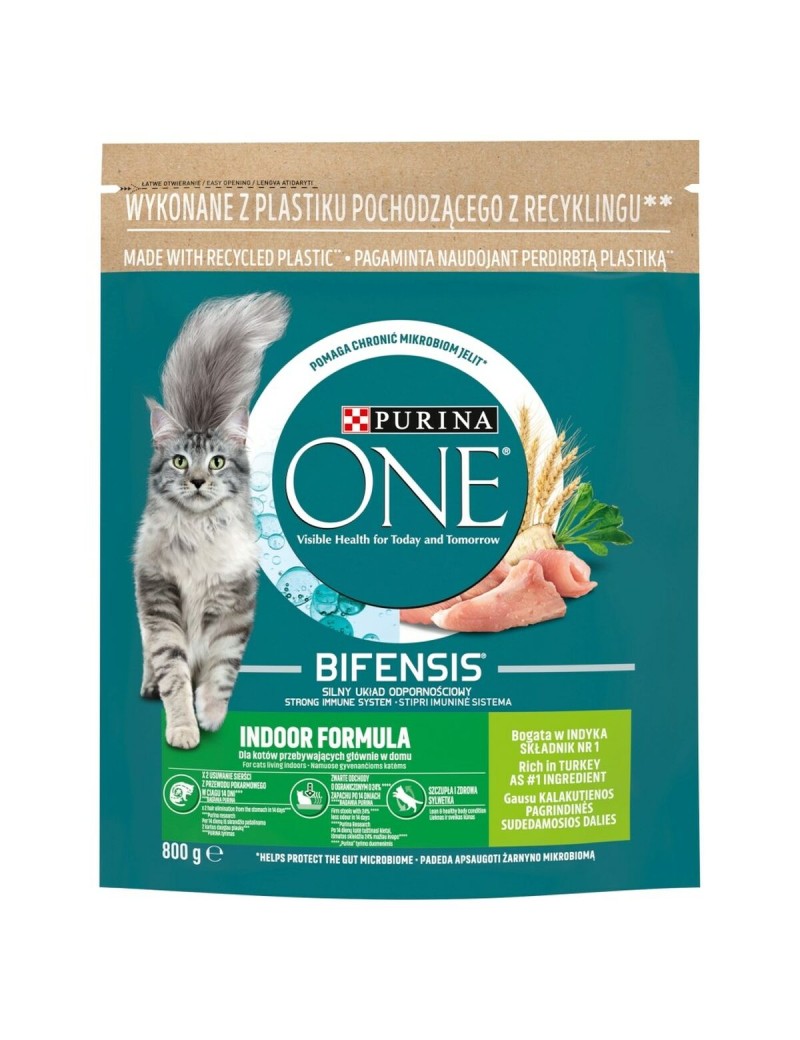 Comida para gato Purina One Bifensis Adult Indoor Adulto Peru 800 g