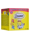 Snack para Gatos Dreamies Variety 12 x 60 g Pollo Salmón Queso