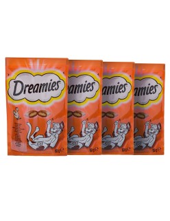 Snack para Gatos Dreamies Variety 12 x 60 g Pollo Salmón Queso