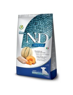 Nourriture Farmina N&D Mini Melon Poisson Citrouille Morue 2,5 kg