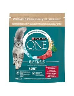 Comida para gato Purina One Bifensis Adult Adulto Vitela 800 g