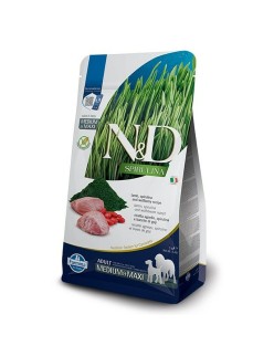Nourriture Farmina N&D Adulte Agneau 7 kg Spiruline