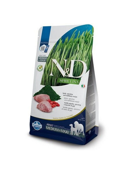 Futter Farmina N&D Erwachsener Lamm 7 kg Spirulina
