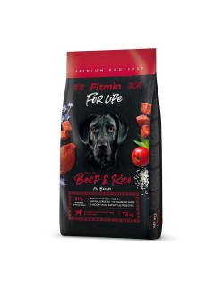 Futter Fitmin For Life Erwachsener Rindfleisch Reis 12 kg