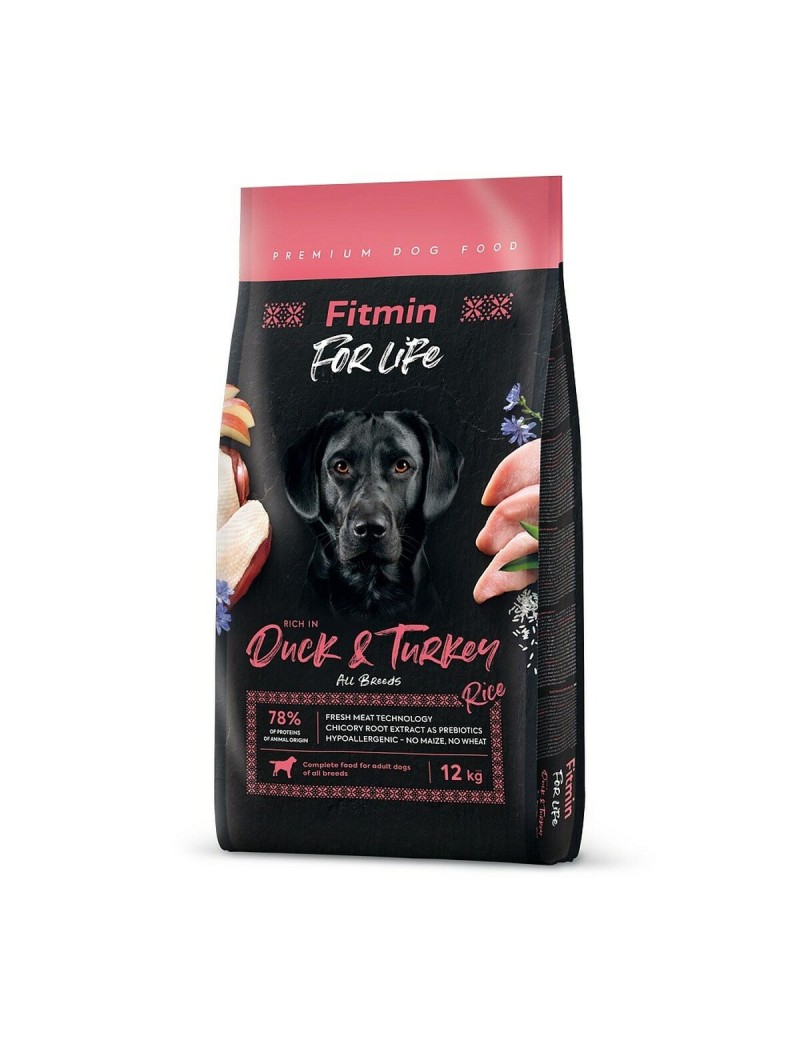 Futter Fitmin For Life Erwachsener Truthahn Ente 12 kg