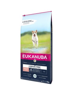 Futter Eukanuba Grain Free Senior small/medium breed Senior Fisch 12 kg