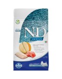 Futter Farmina N&D Ocean Erwachsener Melone Lachsfarben Fisch Kabeljau 800 g