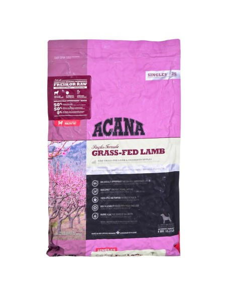Fodder Acana Grass-Fed Adult Lamb Vegetable 6 Kg
