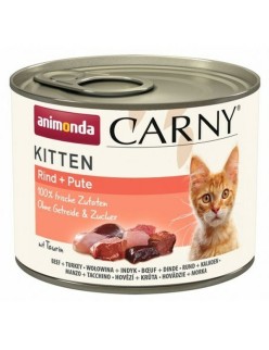 Katzenfutter Animonda Carny Kitten Truthahn Rindfleisch 200 g
