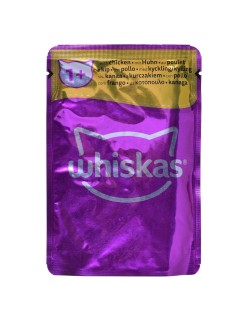 Comida para gato Whiskas Classic Meals Pollo Ternera Cordero Aves 80 x 85 g