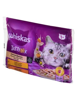 Katzenfutter Whiskas Tasty Mix Huhn Truthahn Lamm Pflanzlich