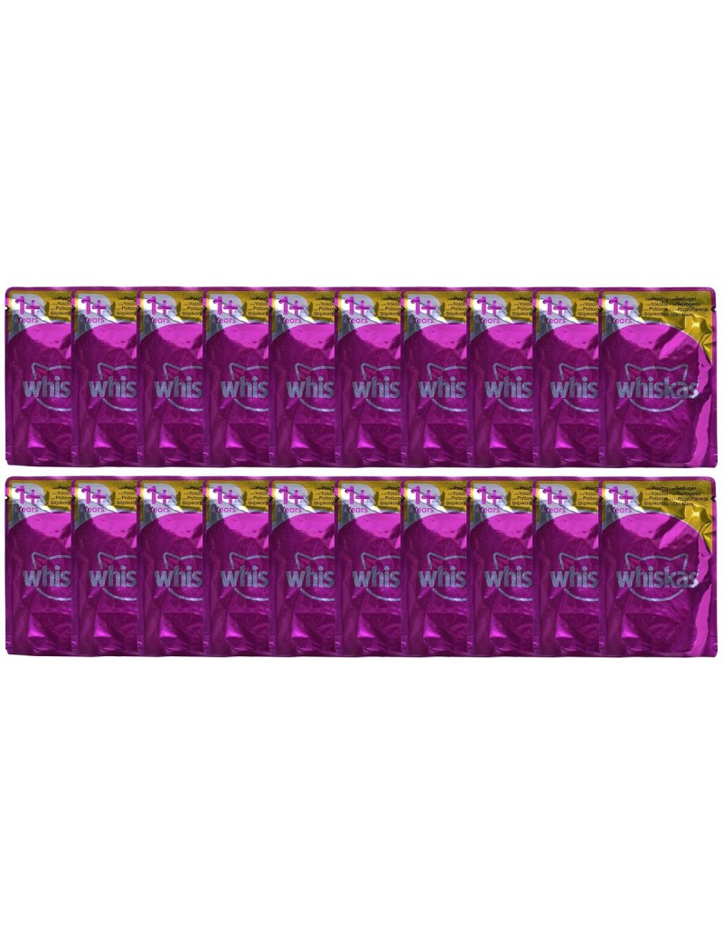Comida para gato Whiskas Jelly Pollo Pavo Pato Aves 80 x 85 g