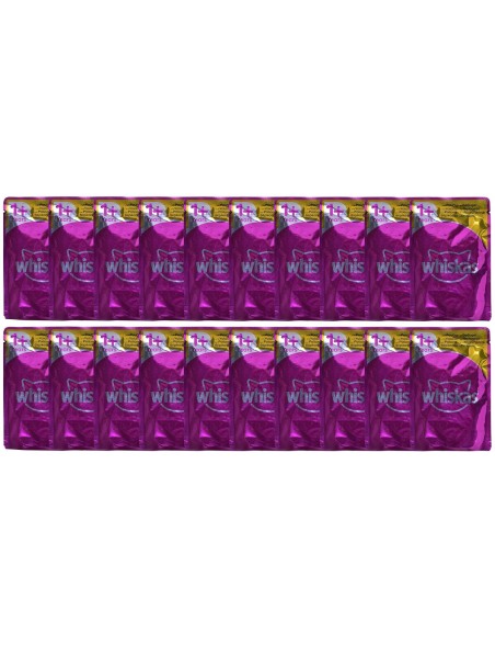 Comida para gato Whiskas Jelly Pollo Pavo Pato Aves 80 x 85 g
