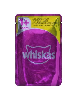 Comida para gato Whiskas Jelly Pollo Pavo Pato Aves 80 x 85 g