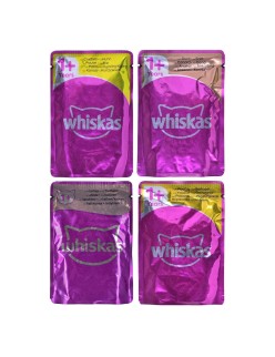 Comida para gato Whiskas Jelly Pollo Pavo Pato Aves 80 x 85 g