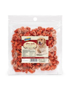 Snack para Perros Hilton Sushi Rolls Cordero Bacalao 500 g