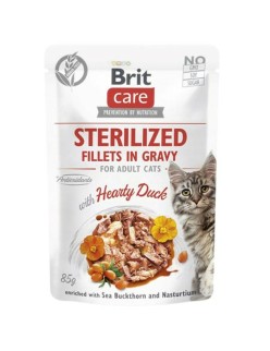 Comida para gato Brit Sterilized Pato 85 g
