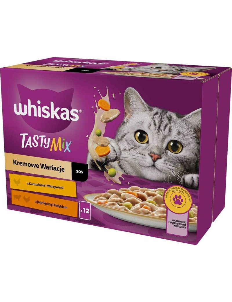 Cibo per gatti Whiskas                                 Pollo Tacchino Agnello
