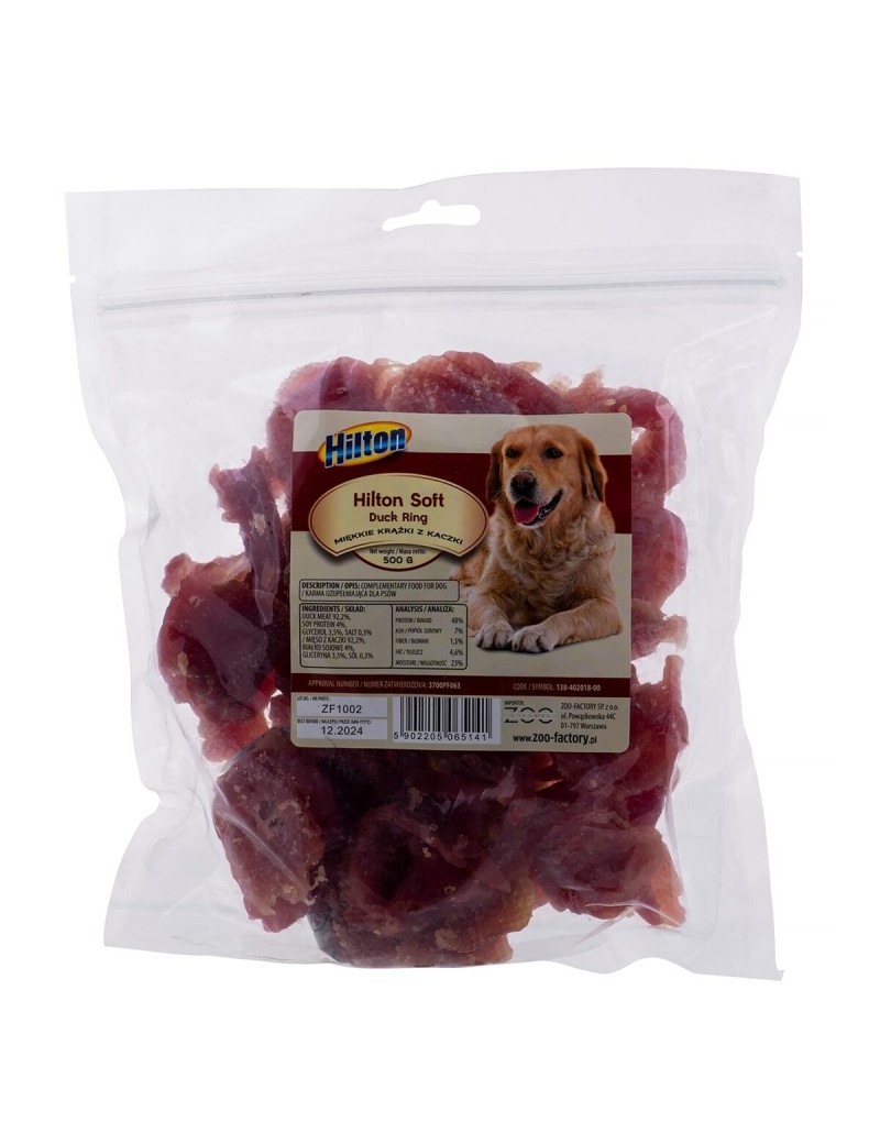 Snack para cães Hilton Pato 500 g