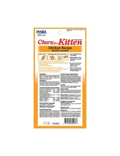 Snack para Gatos Inaba Churu for Kitten Pollo 4 x 14 g