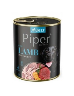Comida húmida Dolina Noteci Piper Lamb with carrot Borrego Cenoura 800 g