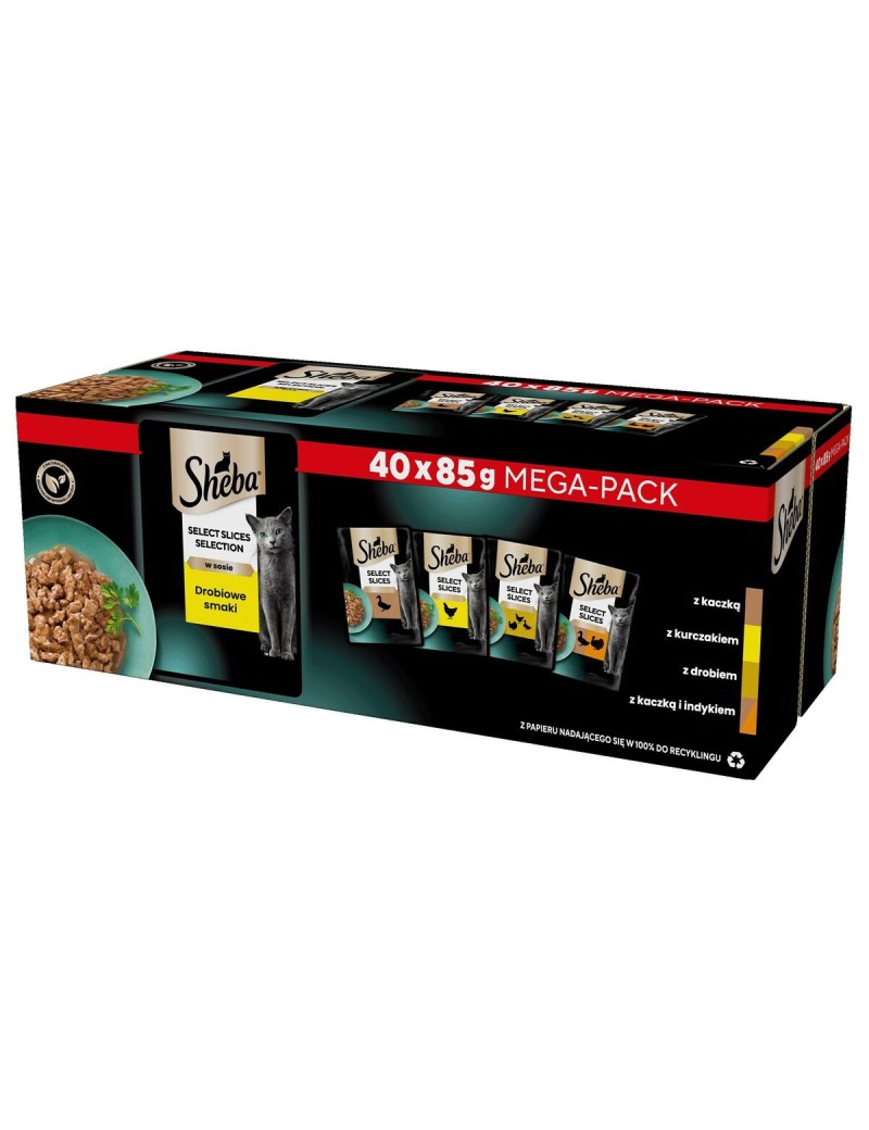 Katzenfutter Sheba Vögel 40 x 85 g