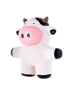 Jouet pour chien Hilton Cow Blanc Noir Latex
