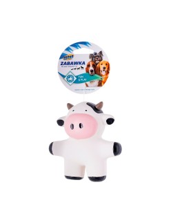 Hundespielzeug Hilton Cow Weiß Schwarz Latex