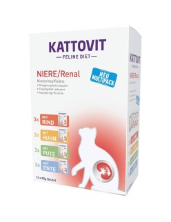 Comida húmida Kattovit Diet Niere/Renal 12 x 85 g