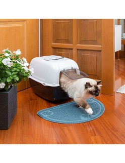 Cat Litter Box Ferplast Black Plastic 39,5 x 52,5 x 38 cm
