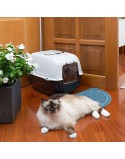 Cat Litter Box Ferplast Black Plastic 39,5 x 52,5 x 38 cm