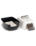 Cat Litter Box Ferplast Black Plastic 39,5 x 52,5 x 38 cm