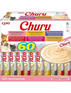 Collation pour Chat Inaba Churu Variety box Tuna Poisson