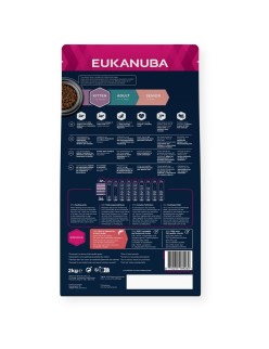 Katzenfutter Eukanuba Grain Free Kitten Salmon Fisch 2 Kg