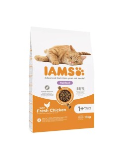 Katzenfutter IAMS Advanced Nutrition Hairball Control Huhn 10 kg