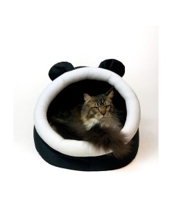 Cama para mascota GO GIFT Blanco Negro 40 x 4 x 45 cm