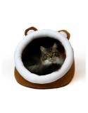 Cama para mascota GO GIFT Blanco Bronce 40 x 4 x 45 cm