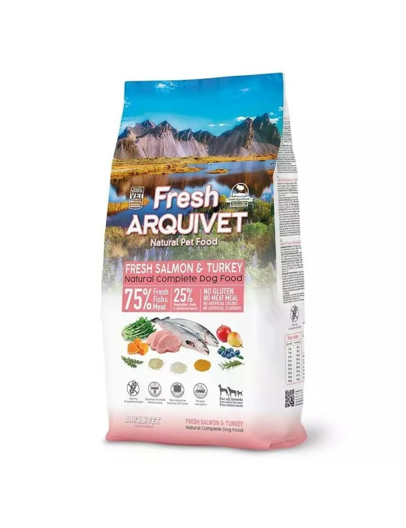 Futter Arquivet Salmon fresco con pavo Lachsfarben 2,5 kg