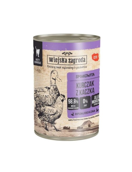 Katzenfutter WIEJSKA ZAGRODA Chicken Huhn 400 g