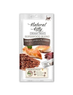 Snack für Katze Natural Kitty Superfood Blend Huhn