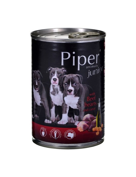 Nassfutter Dolina Noteci Piper Junior beef Rindfleisch Mohrrübe 400 g