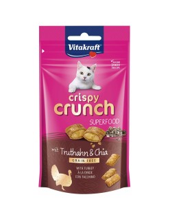 Snack para Gatos Vitakraft CRISPY CRUNCH Pavo 60 g