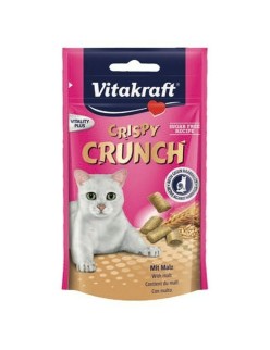 Snack para Gatos Vitakraft CRISPY CRUNCH Carne Aves 60 g